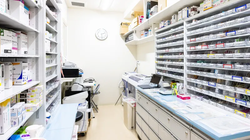充実した設備と院内薬局で患者様の負担を軽減