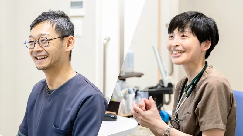 2人体制の診療で丁寧かつスムーズな診察