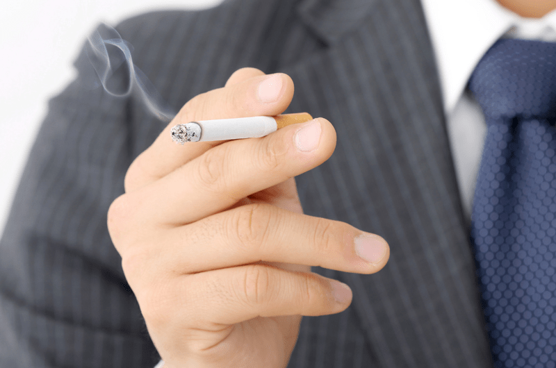 禁煙で気道の炎症を抑える